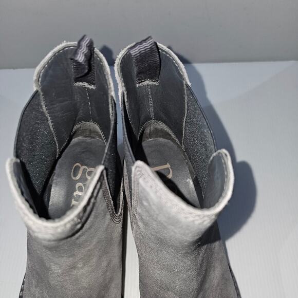 NEW Pedro Garcia Zisca Ankle Boot Women EU 38.5 Storm Gray Suede Chelsea Luxury - Picture 7 of 12